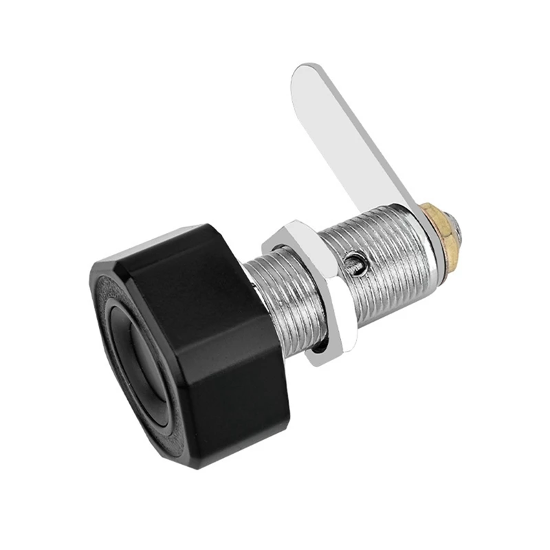 Tuya APP Remote Control Smart Fingerprint Cabinet Drawer Strongbox Mailbox Electric Lock Black L20mm-ABVK
