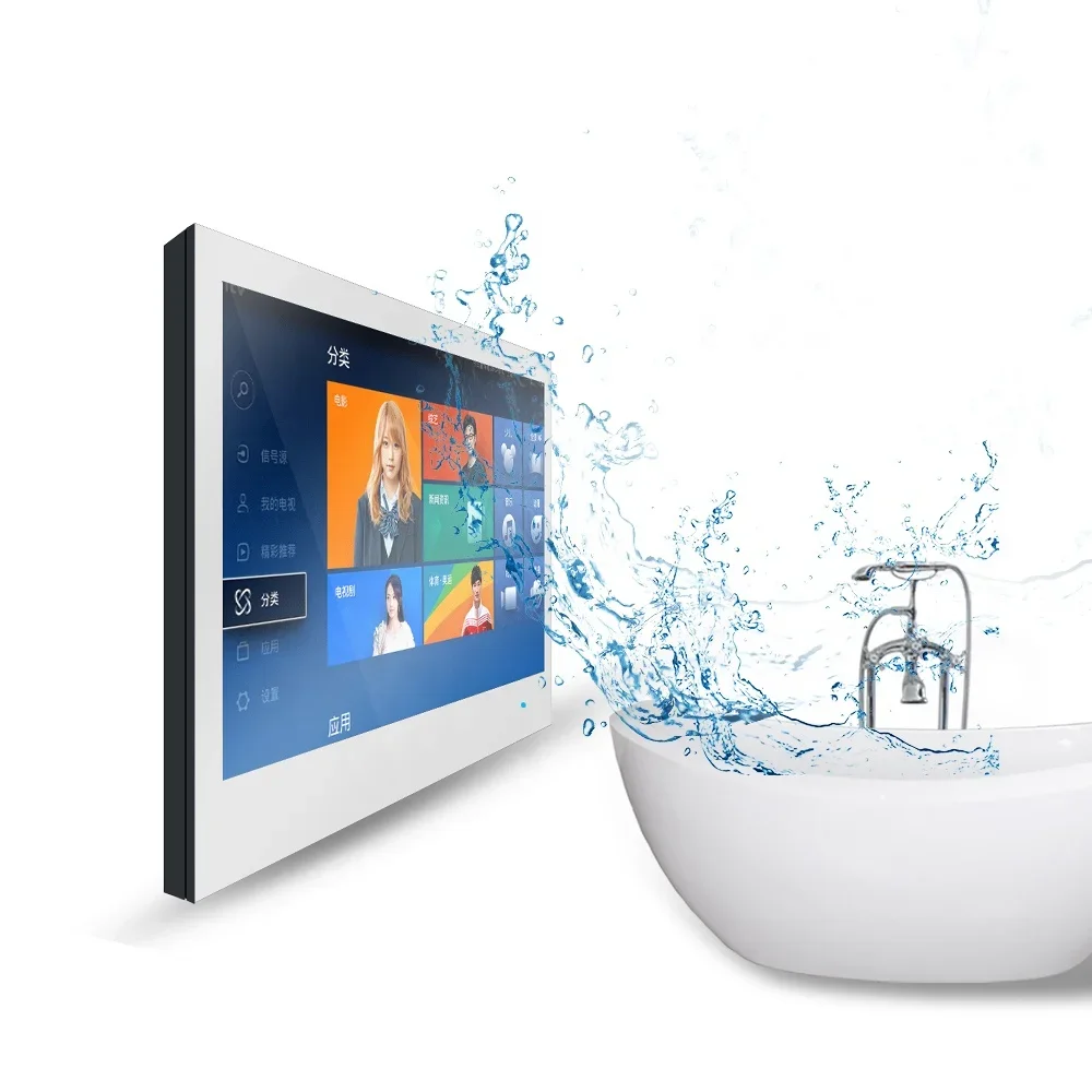 Hot sale TV waterproof TV with Light Settings 3000k-6500k Smart Touch Button Adjustable