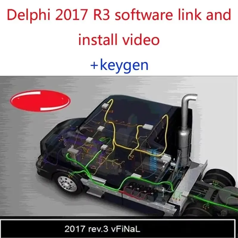 

Newest Delphis 2017 R3 with keygen Delphi DS150E diagnostic tool For cars and trucks obd scanner 2017r3 Car repair software