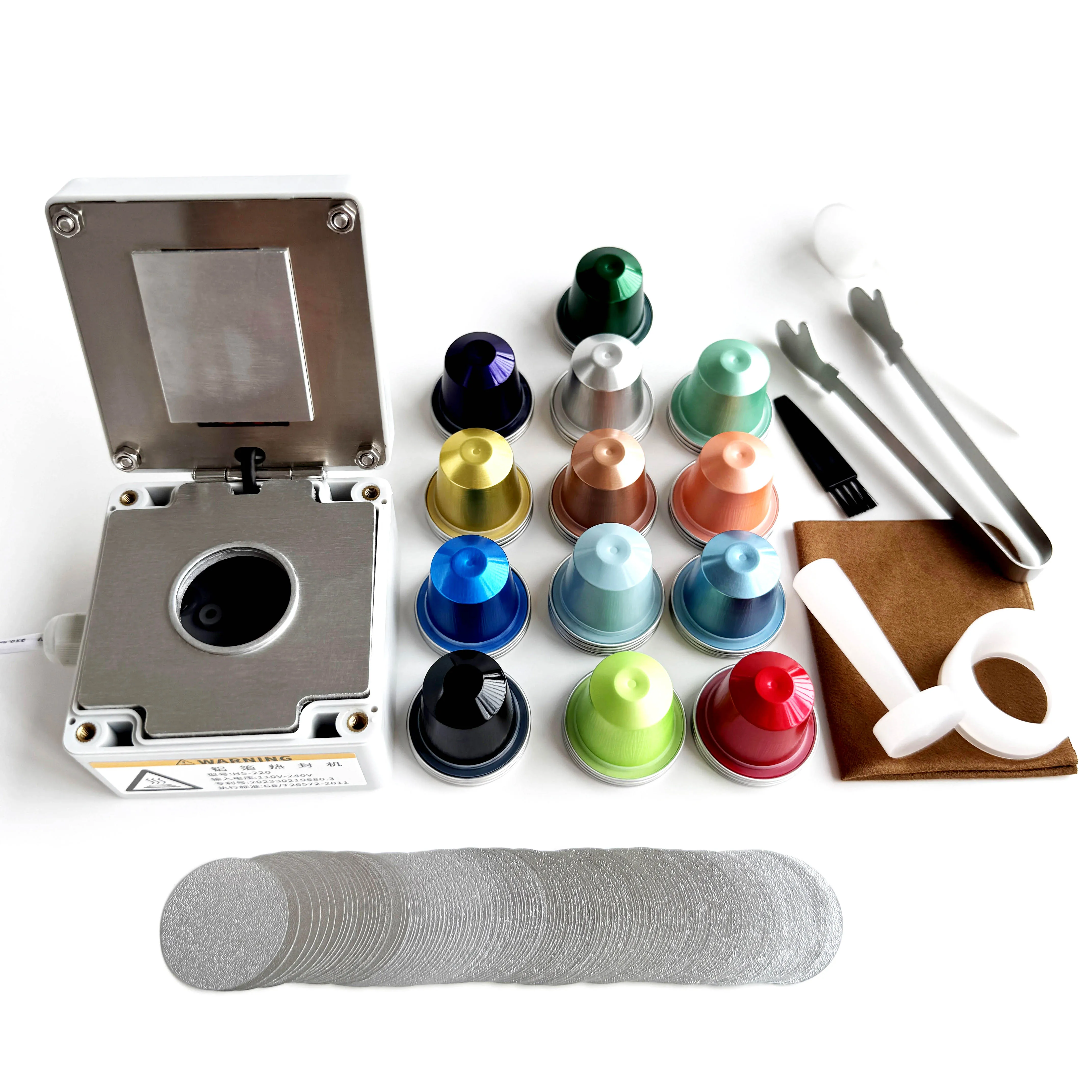Portable Electric       Sealer Easy-to-Operate Aluminum Foil Coffee      Sealing Machine
