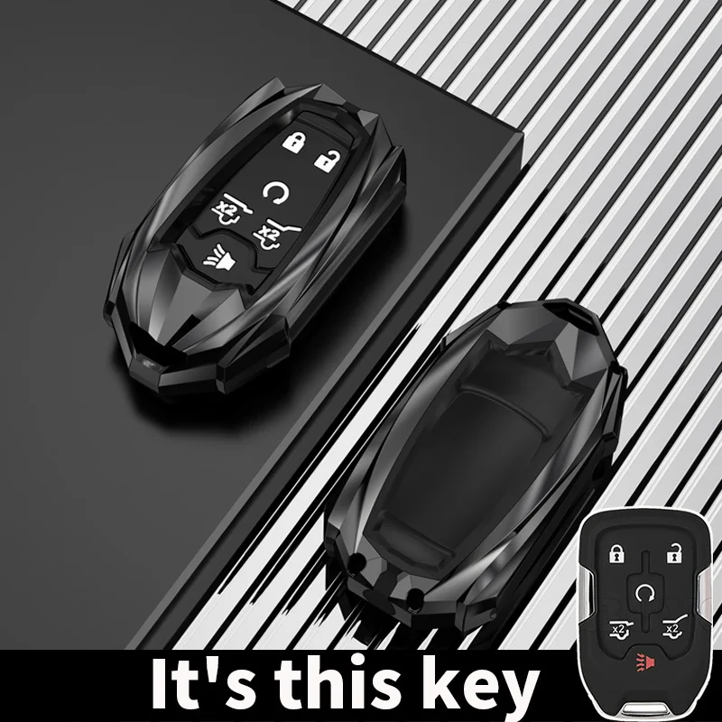 for Chevrolet Car key bag Suburban Tahoe GMC Yukon 2015 2016 2017 2018 2019 2020 6-Button