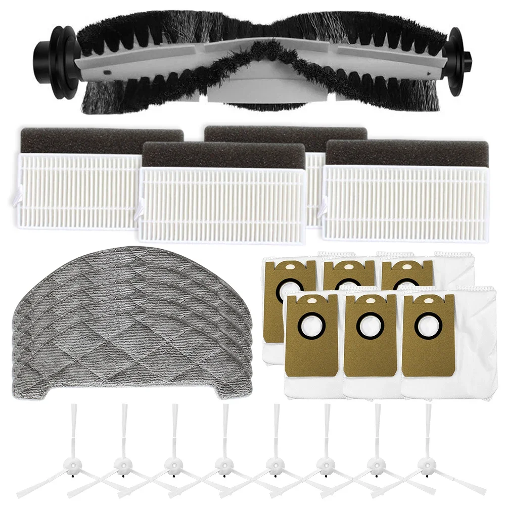 Kit De Aspirador Com Filtros De Escova Principal, Panos De Esfregão, Sacos De Pó, Escovas Laterais, Tama H14, Innos R7, LIHAS LH90
