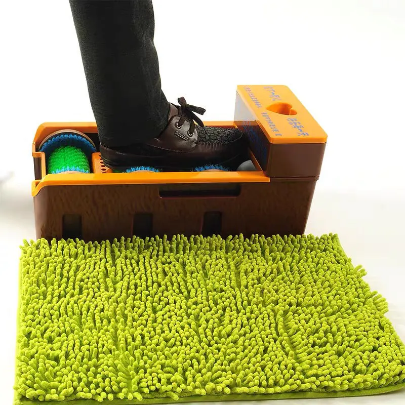 

Shoe and Boot Scraper, Outside Shoe Scrub Brush Deep Removes All Outdoor Dirt, Snow, Mud and Sand. Construction, Hiking Cleaner