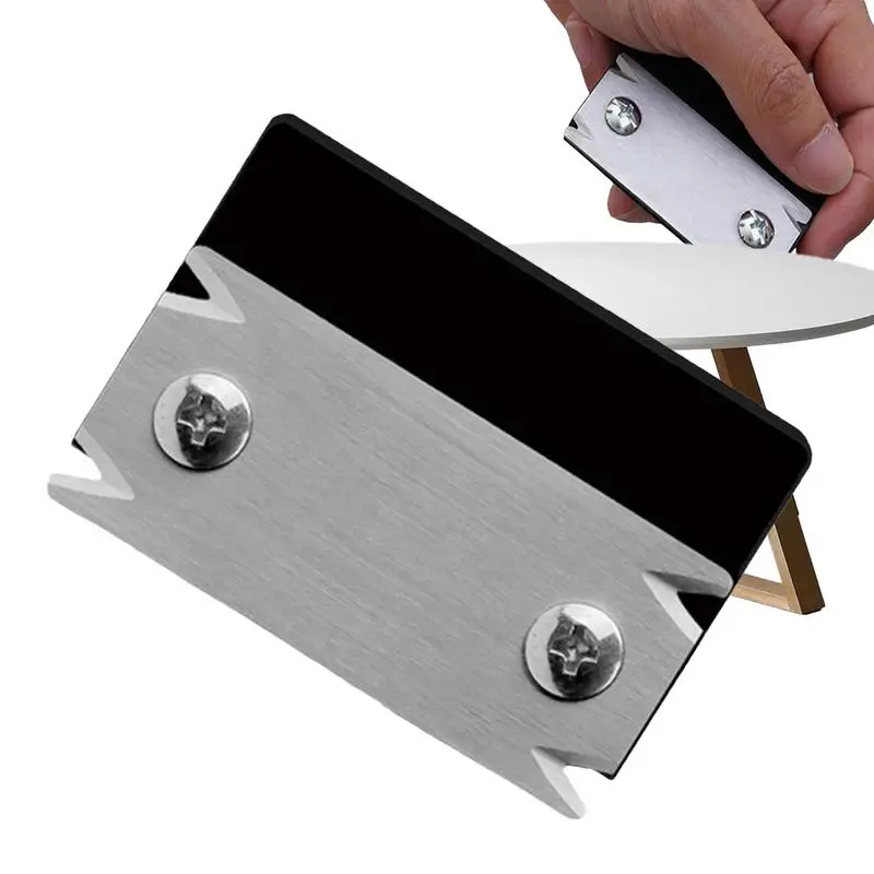 Hand Planer Edge Bander for Burrs Manual High Carbon Steel Edge Corner Planer Waterproof Bakelite Handle Portable Banding Planer