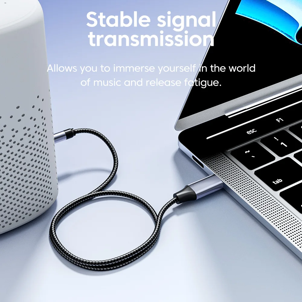 Tipo c para 3.5mm jack aux cabo de áudio adaptador de alto-falante do carro para iphone 15 16 samsung carro fone de ouvido usb c 3.5mm jack cabo de áudio