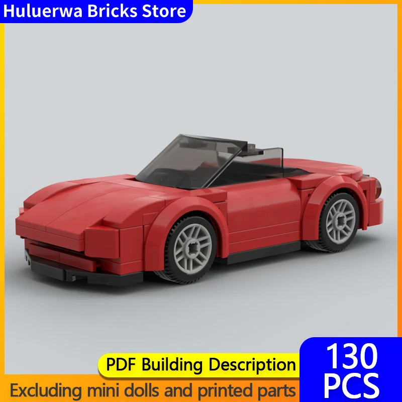 

Speed Racing Car Model MOC Building Bricks Miata MX-5 NA Hypercar Modular Technology Gifts Holiday Assemble Children Toys Suit