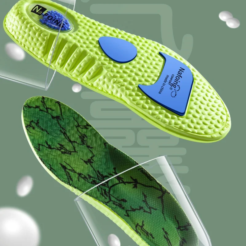 1 Paar Upgrade Sport-Stoßdämpfungseinlagen EVA-Memory-Schaum Atmungsaktive Fußgewölbestütze Orthopädische Schuheinlagen für Männer und Frauen – Detail 6
