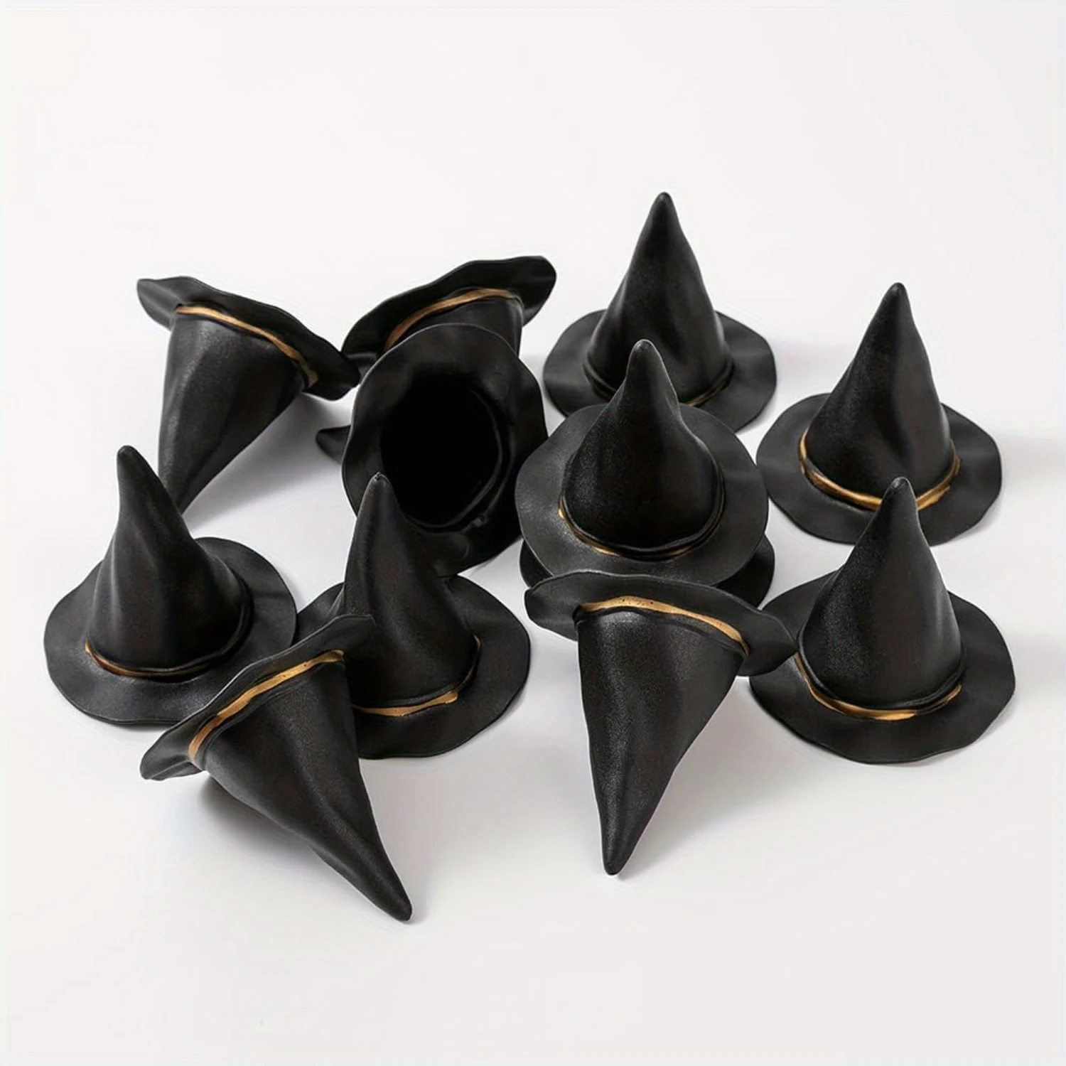 

50Pcs Halloween Mini Witch Hats Set DIY Decorative Party Accessories for Theme Events