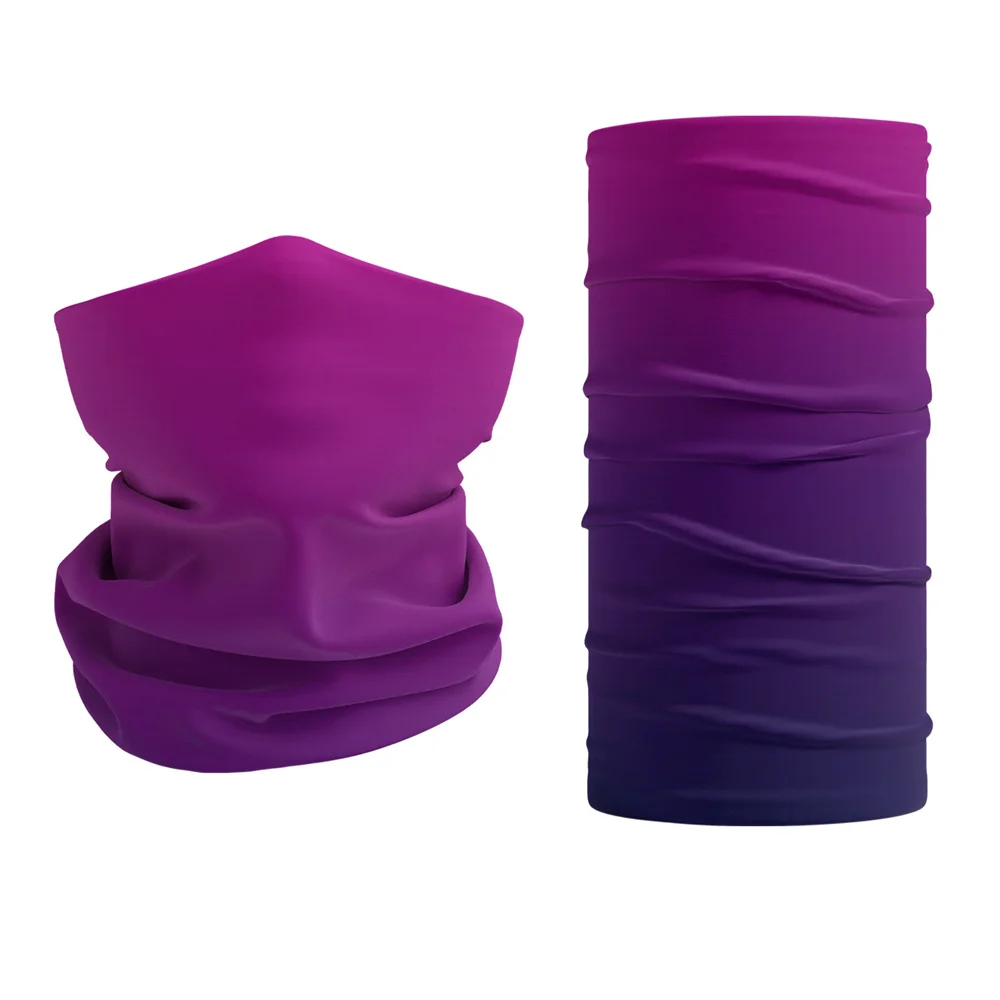 1~4PCS Riding Mask Natural Skin Friendly Digital Printing Ice Silk Cycling Mask Sunscreen Scarf . High Elasticity Fiber