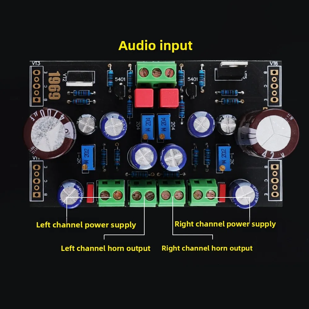 Fever Class 1969, Verstärker-Set, Haube, kleiner Verstärker der Klasse A, sinkende Gold-Leiterplatte, DIY Fever-Verstärkerplatine