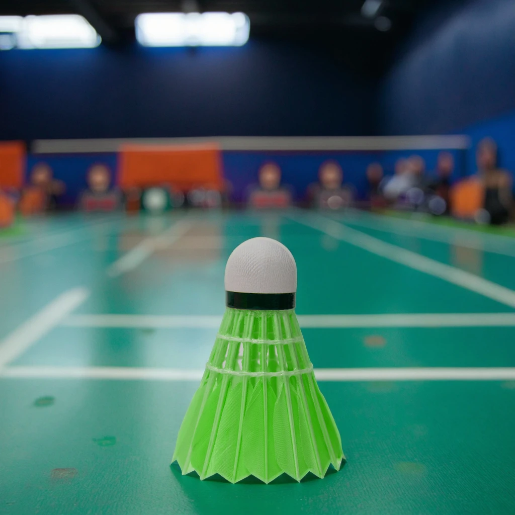 Volantes de bádminton de nailon personalizados para torneos, con plumas de pato y ganso, base de corcho de velocidad 74/79, duraderos para competiciones deportivas.