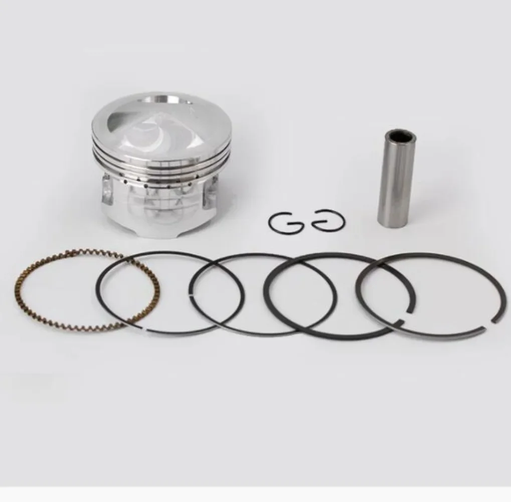 1set for Gy6 125 Cbf150 CB400 YBR125 CBR954 CBR1000 Pistons, Piston Rings Modified Oil Groove Piston Boring Cylinder Motorcycle