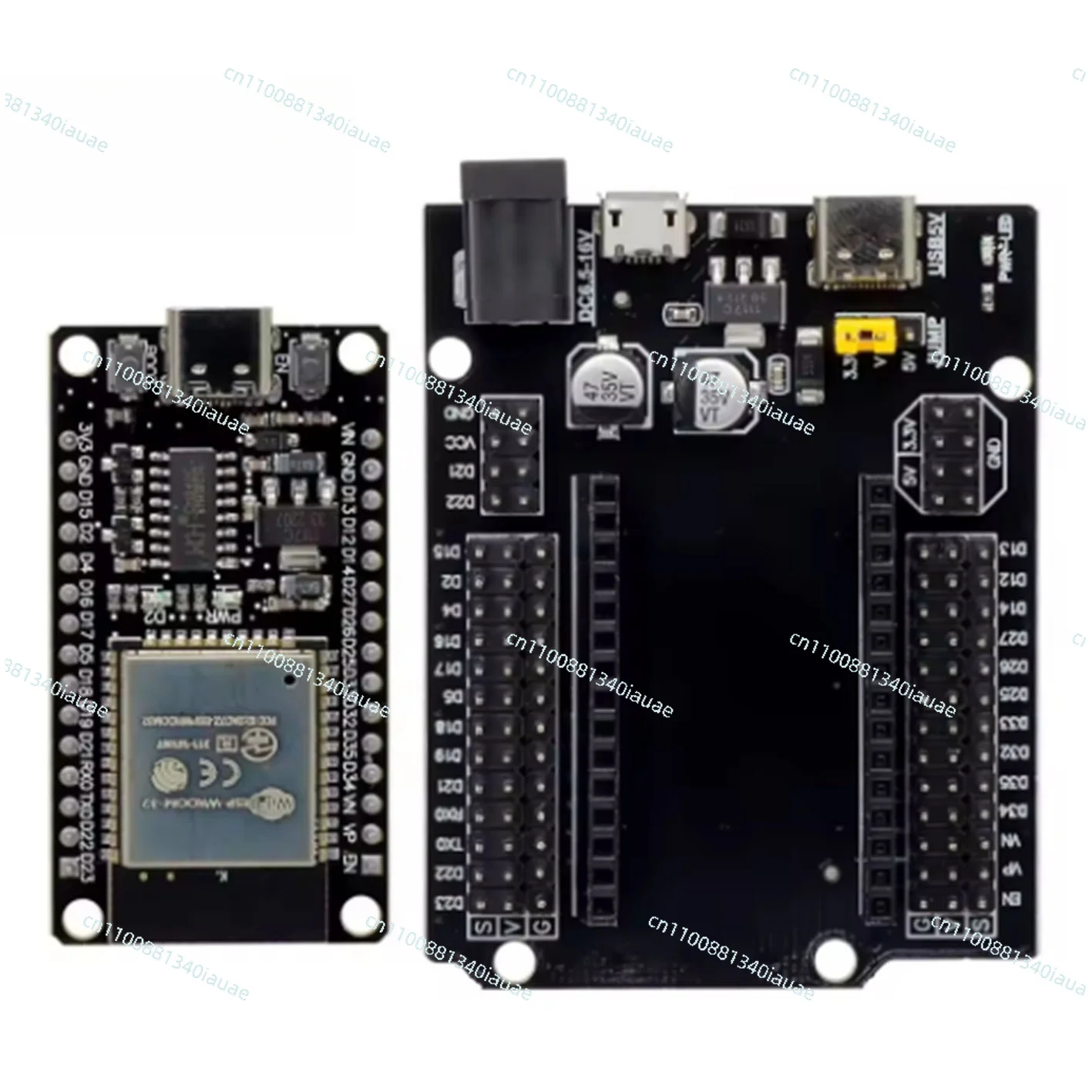 USB Type-C ESP32 CH340C WiFi + Bluetooth Ultra Low Energy Dual Core ESP32-De