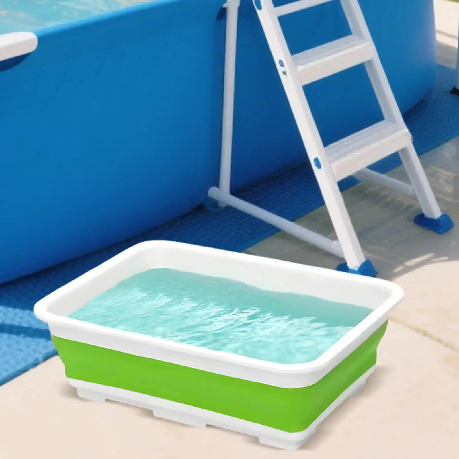 

Бассейн для ног, ванна для ног, складной очиститель, ванна для ног, раковина для мытья, замочивающая лестница, вход, открытый бассейн, сторона