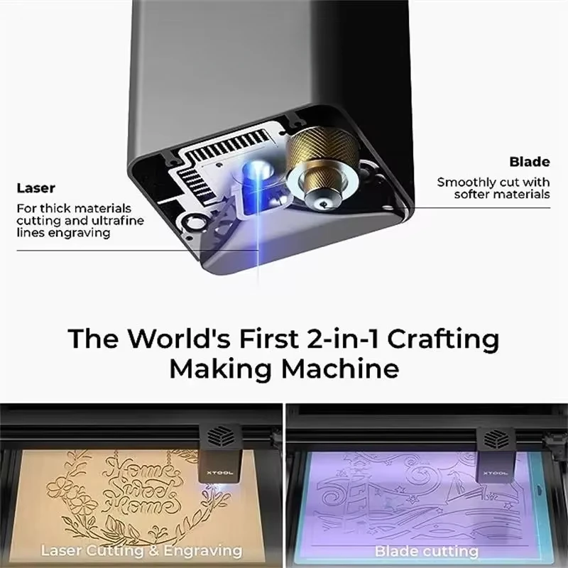 

10W engraving machine 3 in 1 laser engraving cutting numerical control machine, cutting machine 3D printer with RA2 Pro 16MP