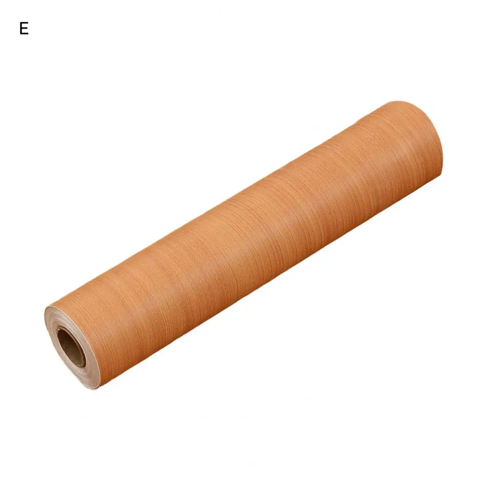 45cm Width Waterproof Self Adhesive Wood Grain Sticker Door Cabinet Desktop Modern Furniture Renovation Peel and Stick Wallpaper