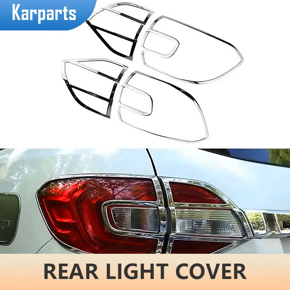 

ABS Car Rear Back Light Lamp Cover Trim Tail Light Sticker Frame for Ford Everest 2015 - 2020 Decoration Accessories