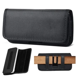 Phone Holster Case Nylon Cell Phone Belt Clip 3.5-6.3 inch  Pouch Carrying Case Waist Bag for iPhone 13 12 Samsung Galaxy Xiaomi