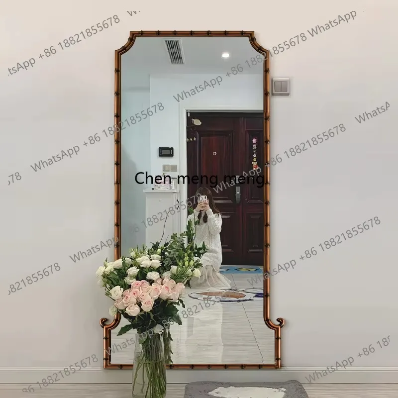 

RR Funky Luxury Mirror Wall Living Room Modern Vanity Full Body Girls Bedroom Bathroom Mirror Irregular Spiegels Home Decoration