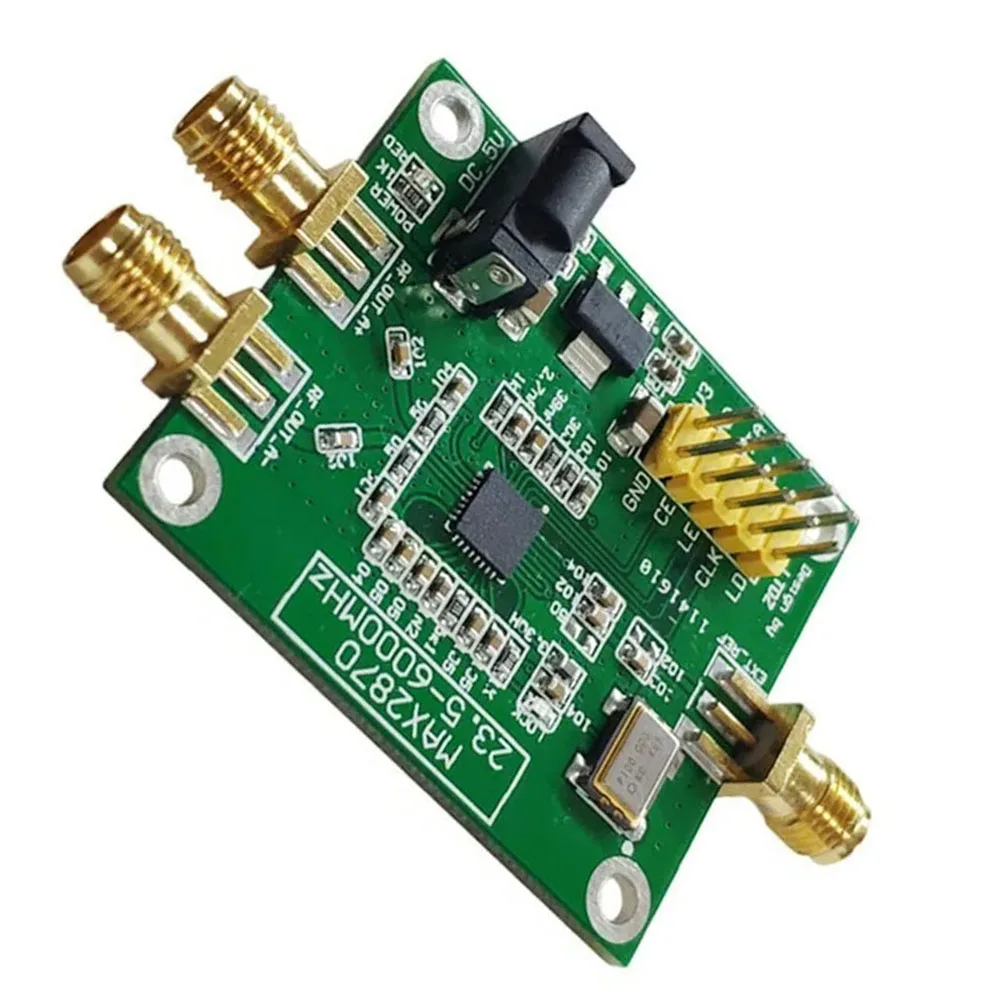 MAX2870 23.5-6000MHz RF Signal Source Signal Generator Module PLL VCO W/ 3.3V Pin Header Power Supply Three-wire Control