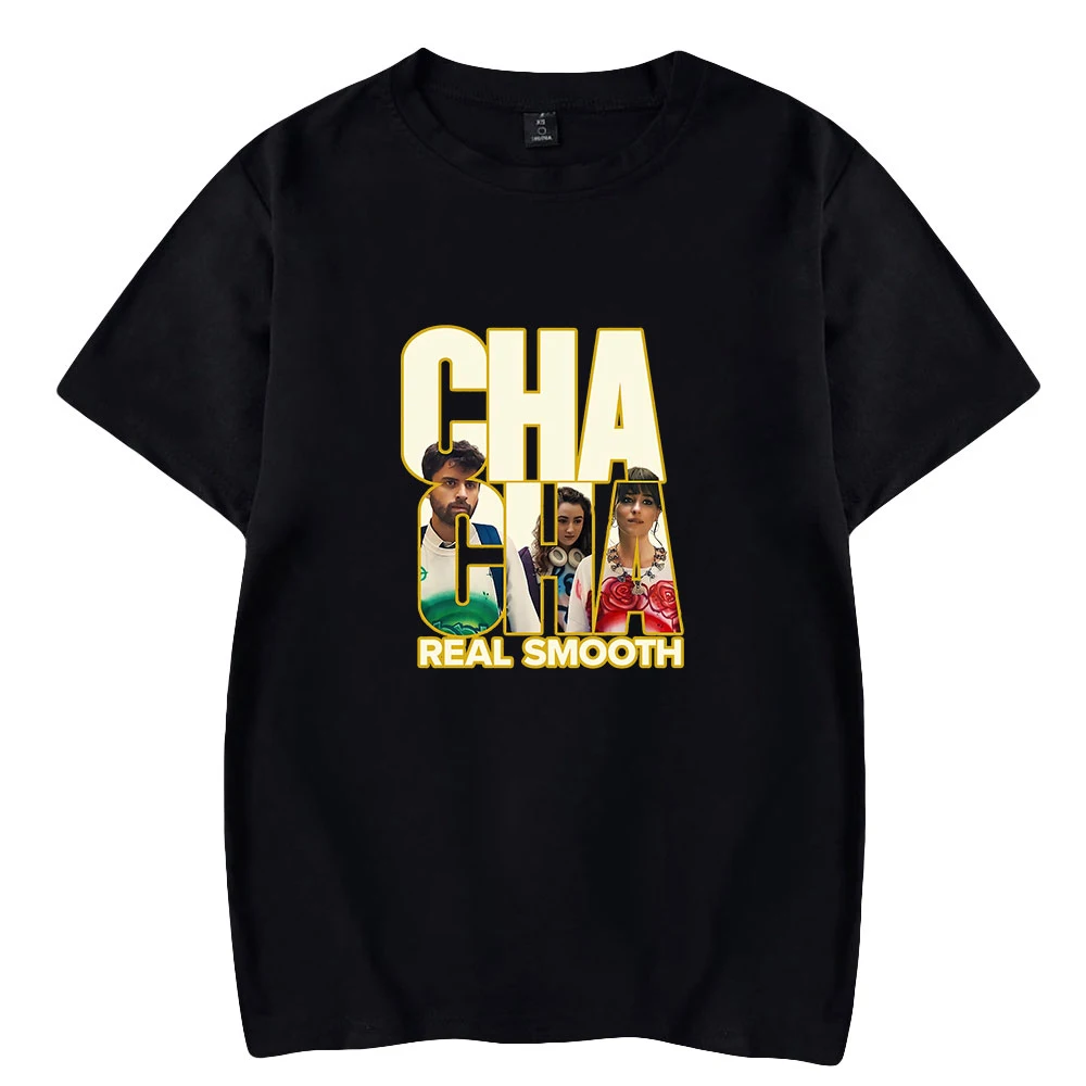 

Cha Cha Real Tshirt Suave Crewneck Manga Curta Das Mulheres Dos Homens T-shirt Harajuku Streetwear Estilo Casual Roupas Engraçad