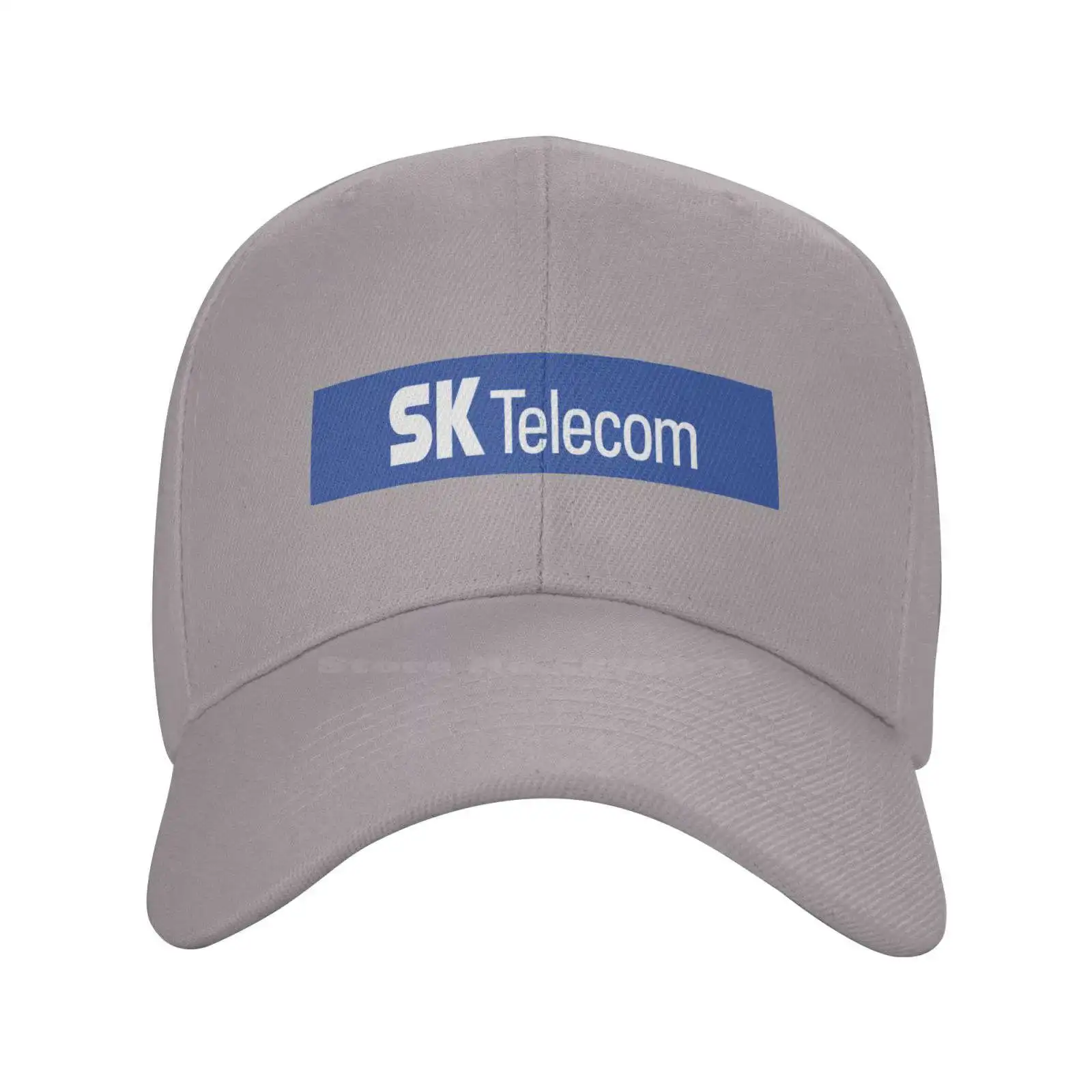 SK Telecom Logo Fashion quality Denim cap Knitted hat Baseball cap