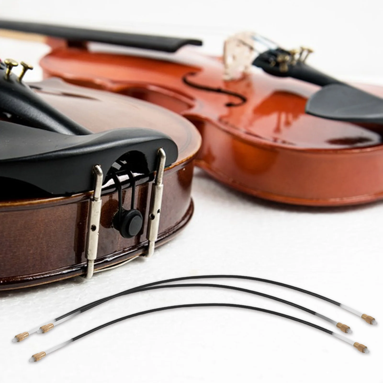 

3Pcs Cello Tailpiece Cord Nylon Durable Vibration Absorption Easy Installation for Various Cellos and Stringed Instruments