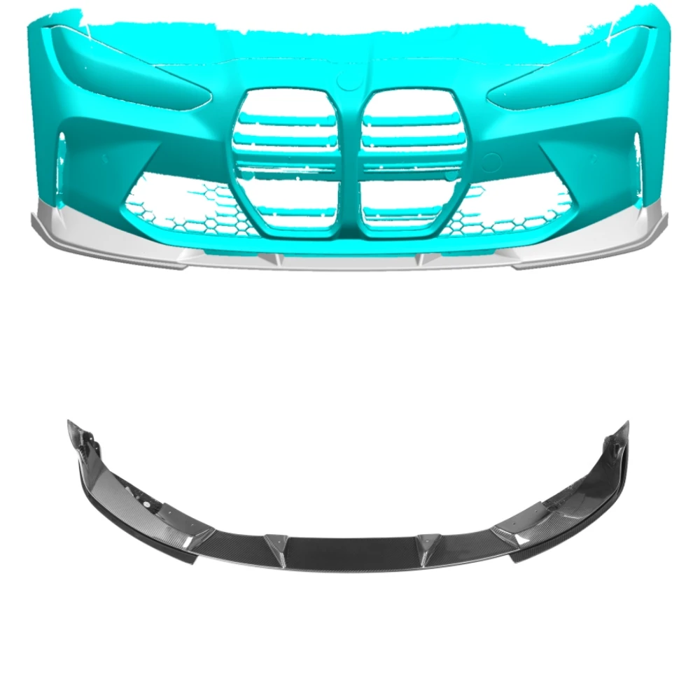 

STLFDry Carbon Fiber 3D Style Front Bumper Lip Splitters New Condition Front Lip for BMWs M3 4-Door/M4 G82 G83 2-Door 2021-IN