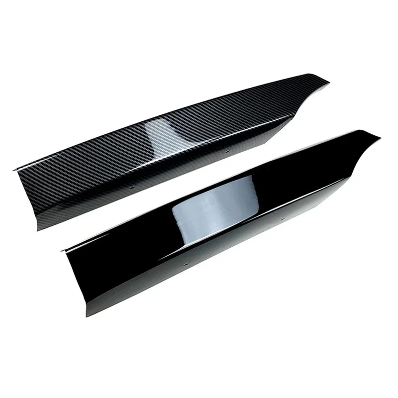 

For BMW 1 Series E82 E88 M-Tech Style 2008-2013 Front Bumper Lip Canard Diffuser Splitter Spoiler Gloss Black Carbon Fiber