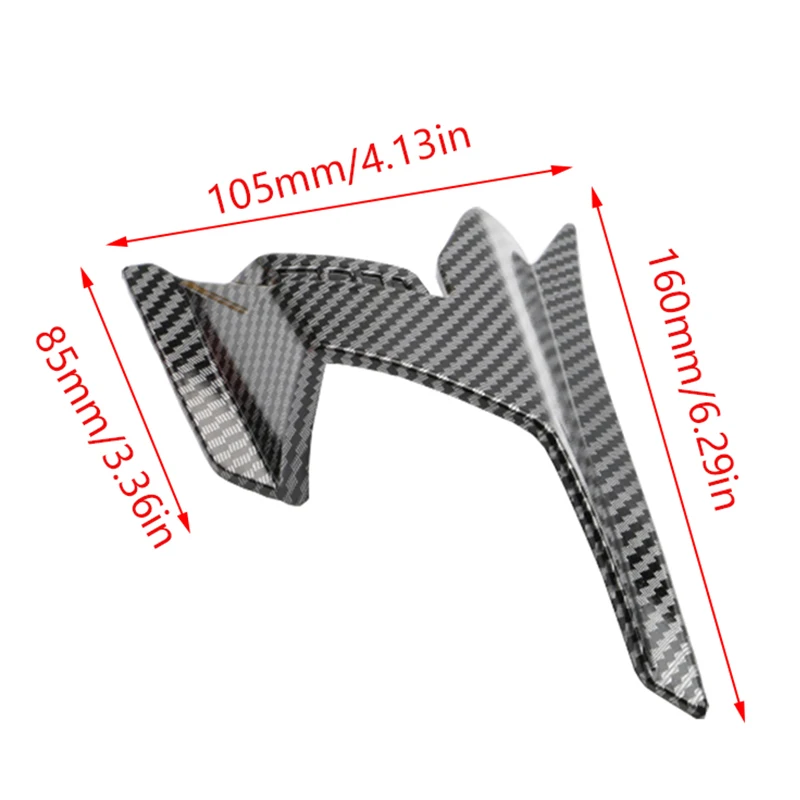 دراجة نارية ADV160 الجنيحات الجانبية Fairings الهوائية زعنفة 3M لاصق الجناح الأيسر الأيمن اكسسوارات لهوندا ADV160 2022-2024
