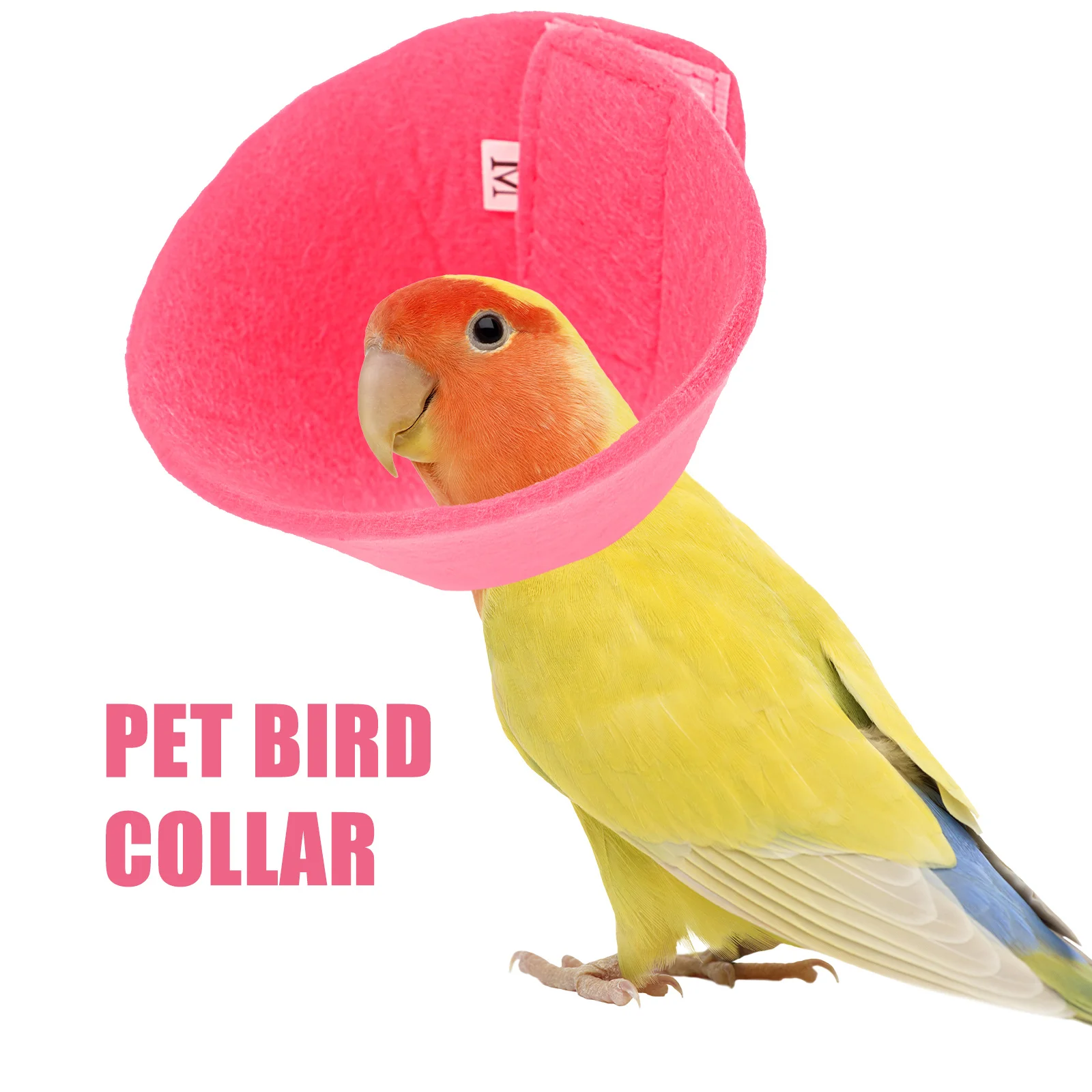 

Soft Collar Anti-Biting Neck Protector For Parrots Post Surgery Recovery Reusable Breathable Bird Accessories Parrot Protective