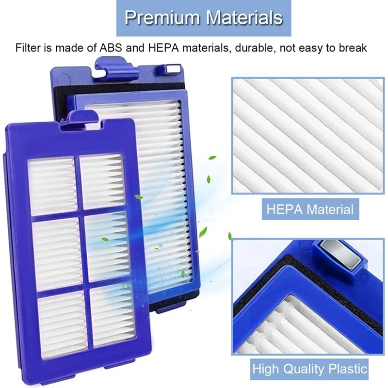 แปรงด้านข้างตัวกรอง HEPA ตามที่แสดงไว้พลาสติกสำหรับเครื่องดูดฝุ่นแบบหุ่นยนต์ชุด X8โรโบแวคชุดไฮบริด