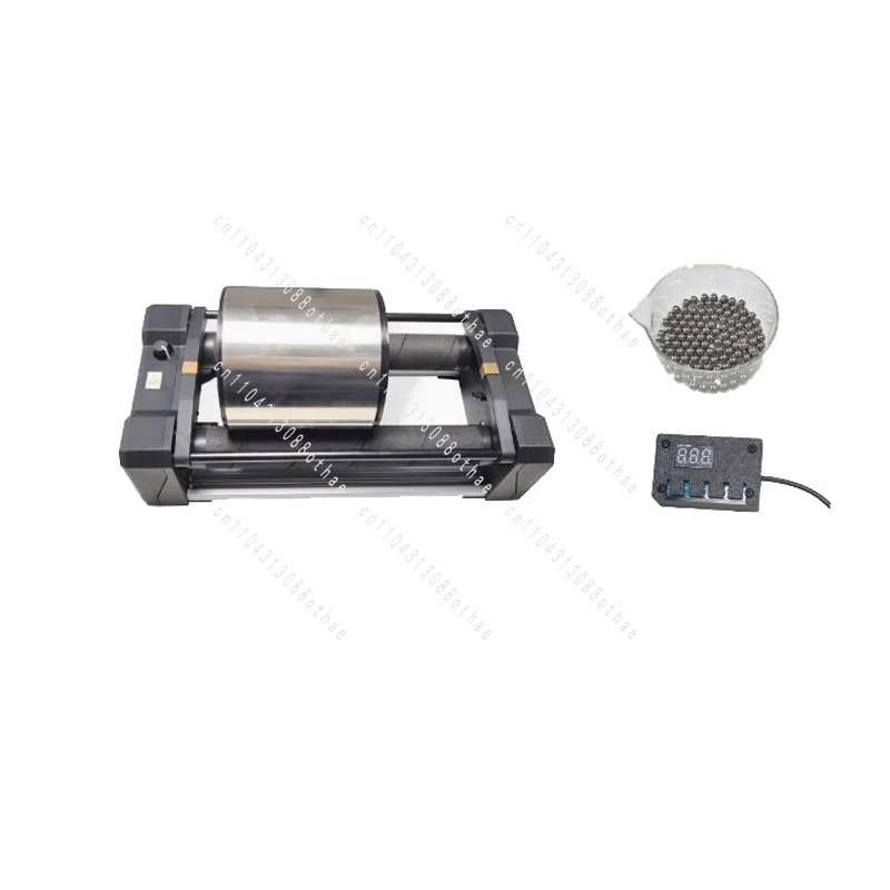 50-200ml Adjustable Speed Stainless Steel Bead Mill Wet/dry Polisher Laboratory Desktop Machine with Timer Capacity