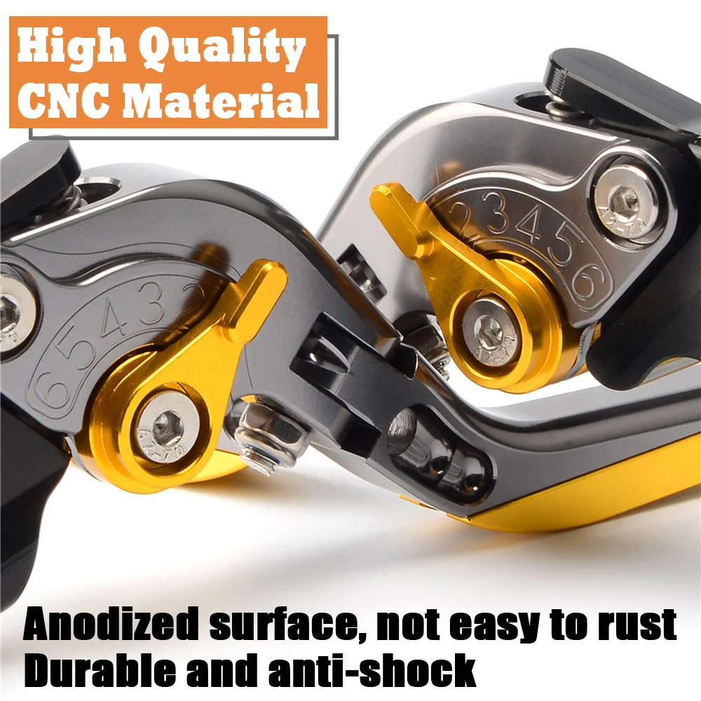 For  650 Interceptor Motorcycle Accessories CNC Adjustable Extendable Foldable Brake Clutch Levers