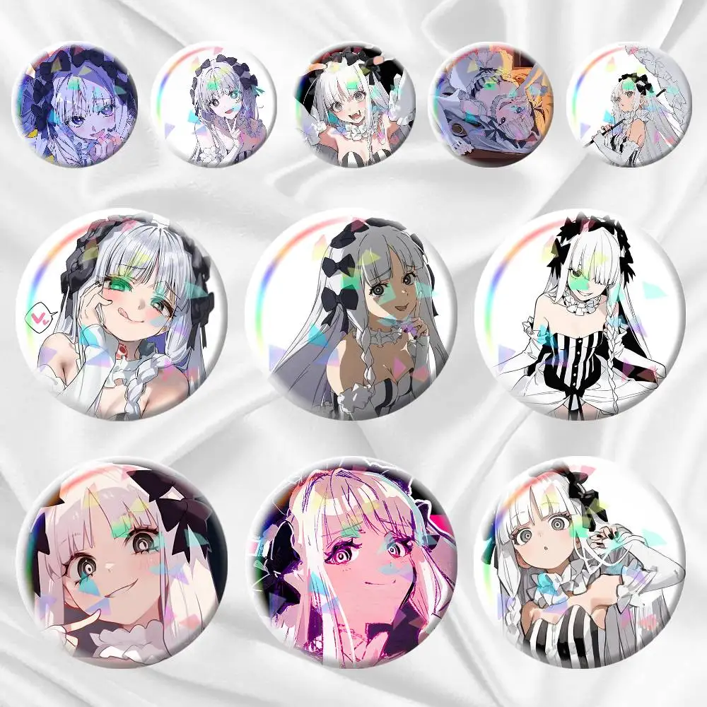 Francesca Prelati Fate strange Fake 75mm 44mm 25mm Accesorios Juguetes Insignias Broches Pins para Mochila y Sombrero