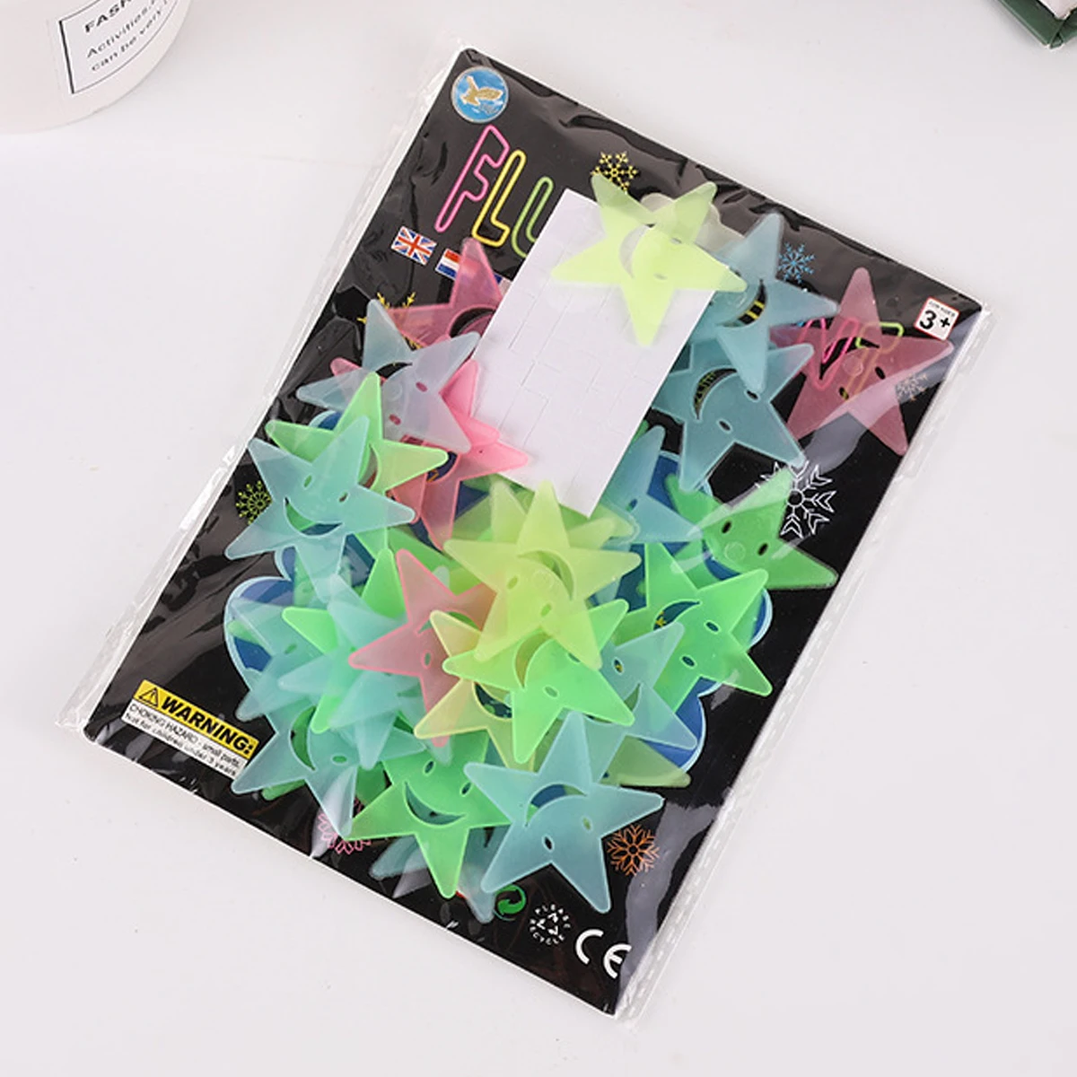 

Luminous Cartoon Stars Wall Stickers Glow in the dark Wall Decals for Kids room Bedroom DecorNoctilucent Stickers
