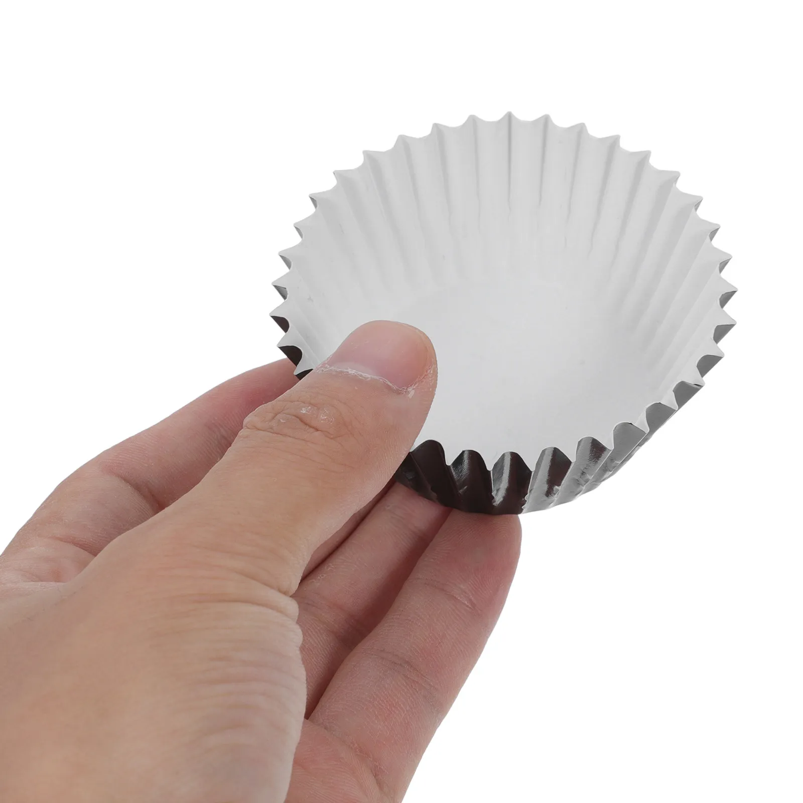 100Pcs Egg Tart Foil Baking Cups Reusable Aluminum Foil Cupcake Liners Muffin Pan Liners Small Cake Baking Supplies view 5