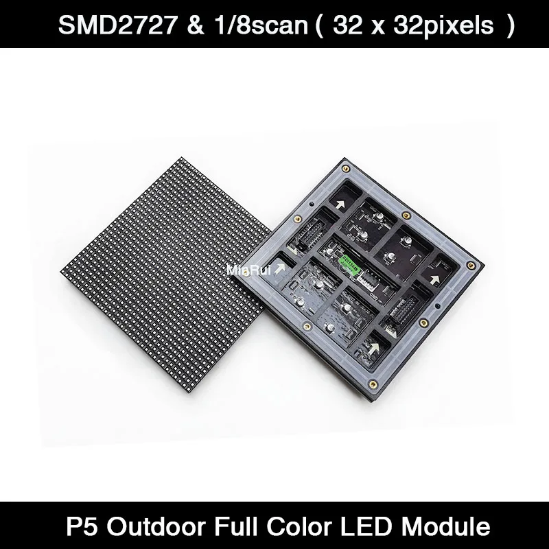 200Pcs/Lot P5 RGB LED Panel Module 160x160mm 1/8 Scan 32x32Pixels IP65 Full Color LED Video Wall Panel