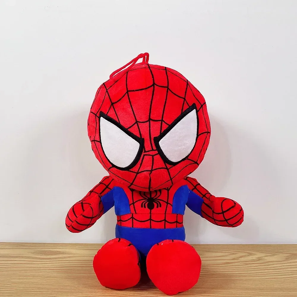 45cm Hero Iron man Spiderman Captain America Stuffed Plush Toy Spider man Doll home Ornament decor Bed Sofa pillow kids Gift