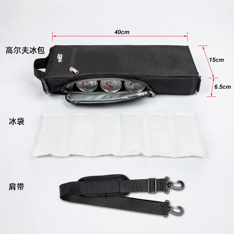 PLAYEAGLE Golf Cooler Bag Insulated Portable Beverage Carrier for Beer Wine Outdoor Sports