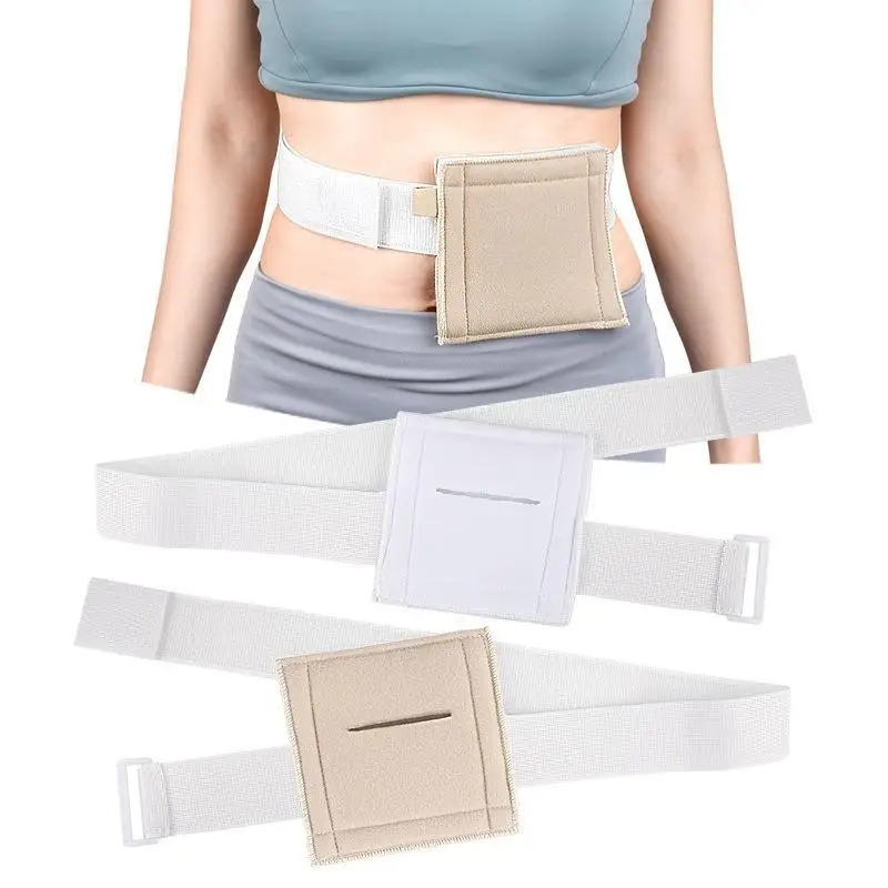 *Gastrostomy Fixation Belt Adjustable Elastic Strap Durable Secure Tube Holder Reusable Washable for Home Long-Term Nursing Use