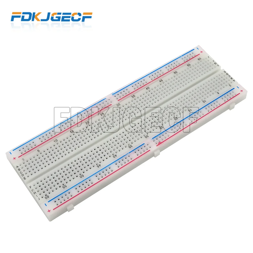 8.5x5.5cm 400 Tie Points Solderless PCB Breadboard Mini Universal Bread board 830 Point Solderless PCB Bread Board MB-102