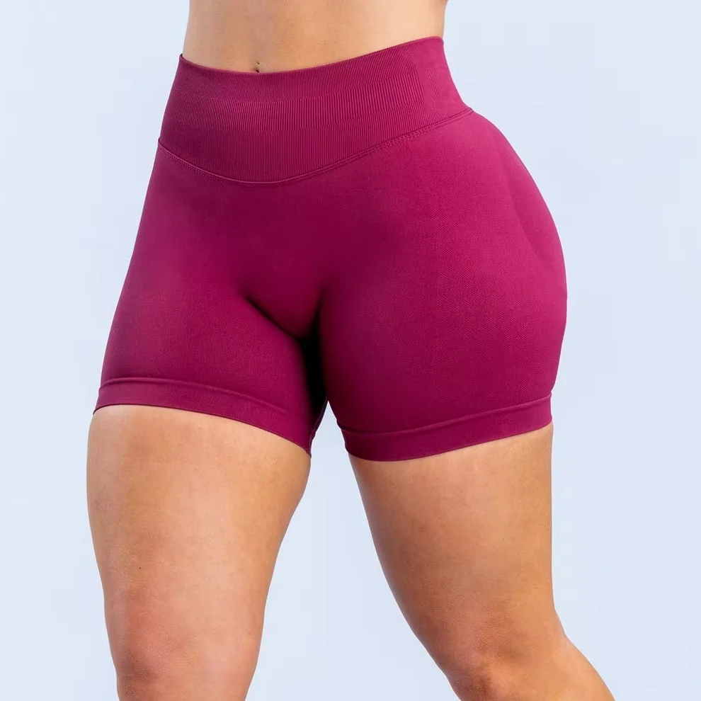 BLAZEMOVE Pantaloncini dinamici Palestra Fitness Allenamento Abbigliamento Pilates Pantaloncini sportivi Vita alta Senza cuciture Pantaloni in tre parti Pantaloncini da yoga