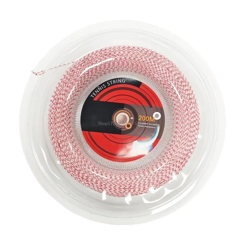  Tennis Restringing String for Club Practice, Multifilament Nylon Construction with Comfortable Feel and Easy Control