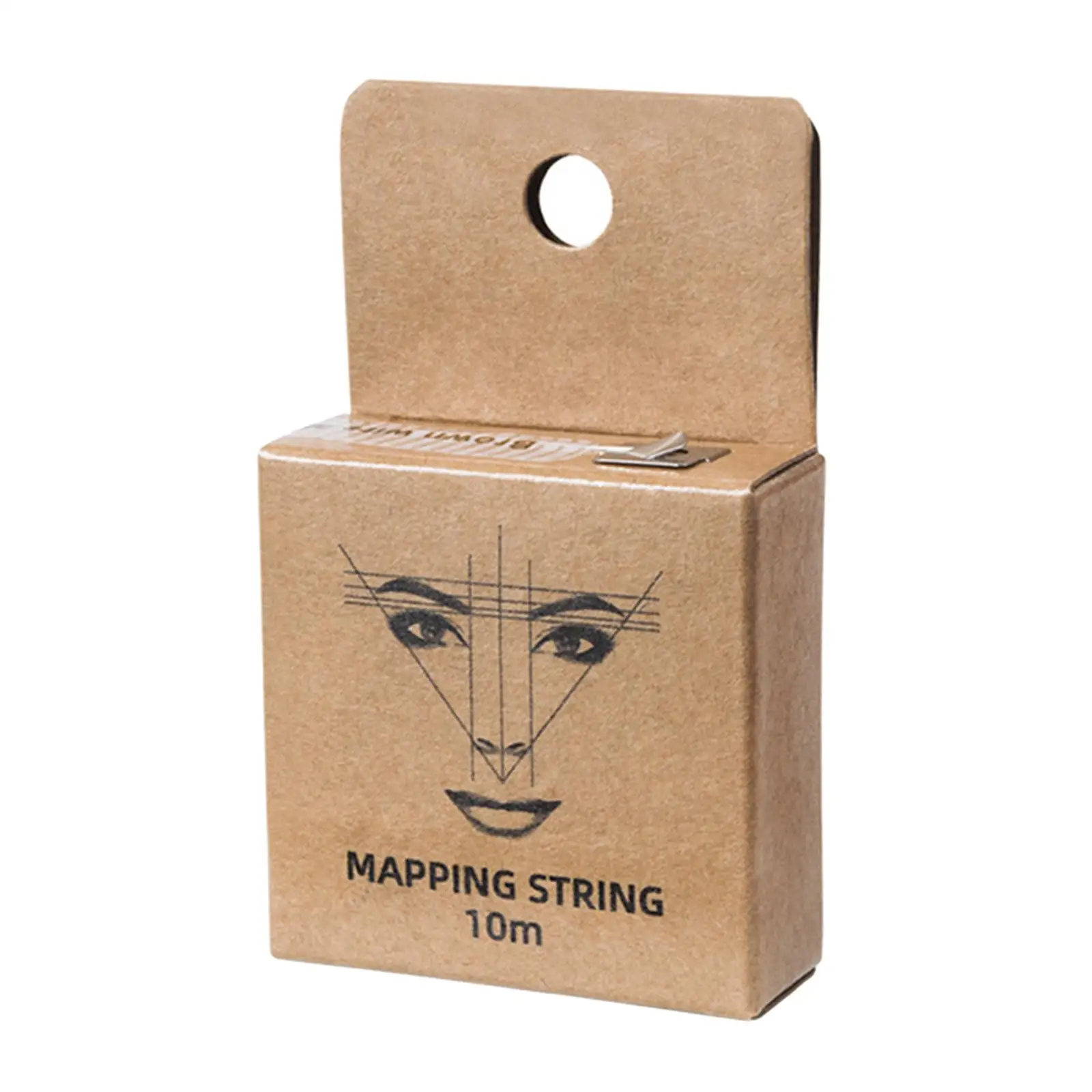 Mapping Pre-Ink String Brown Ink Dyeing Liners Thread Cosmetic Tool Measuring