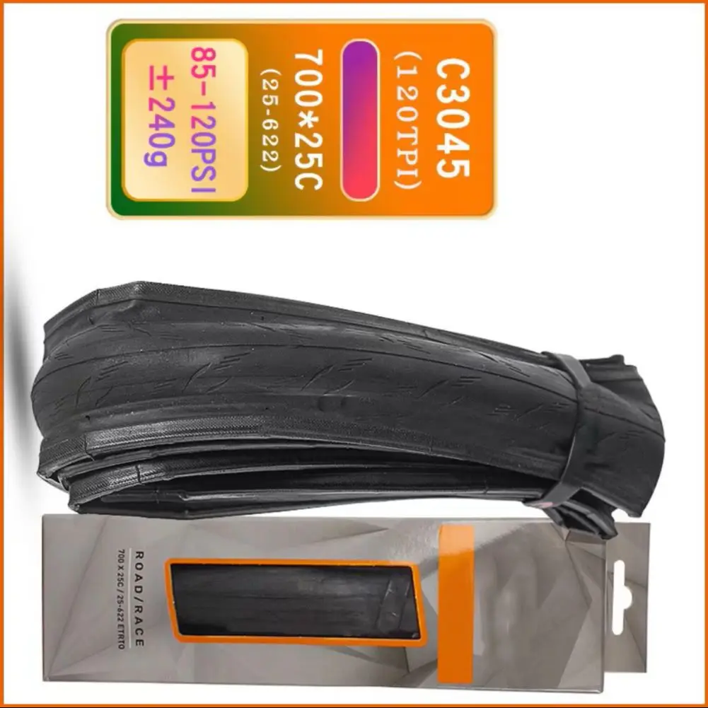 

Шина для шоссейного велосипеда для шоссейных велосипедистов, двойной составной резиновый протектор, защитный слой, максимальное накачивание, складной дизайн 830 кПа