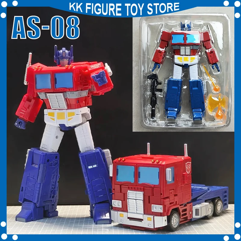 Juguete de transformación AS-08 AS TOYS AS08 OP Commander KO SS86 G1, Robot móvil de animación clásica, colección de figuras de acción, juguetes de modelos