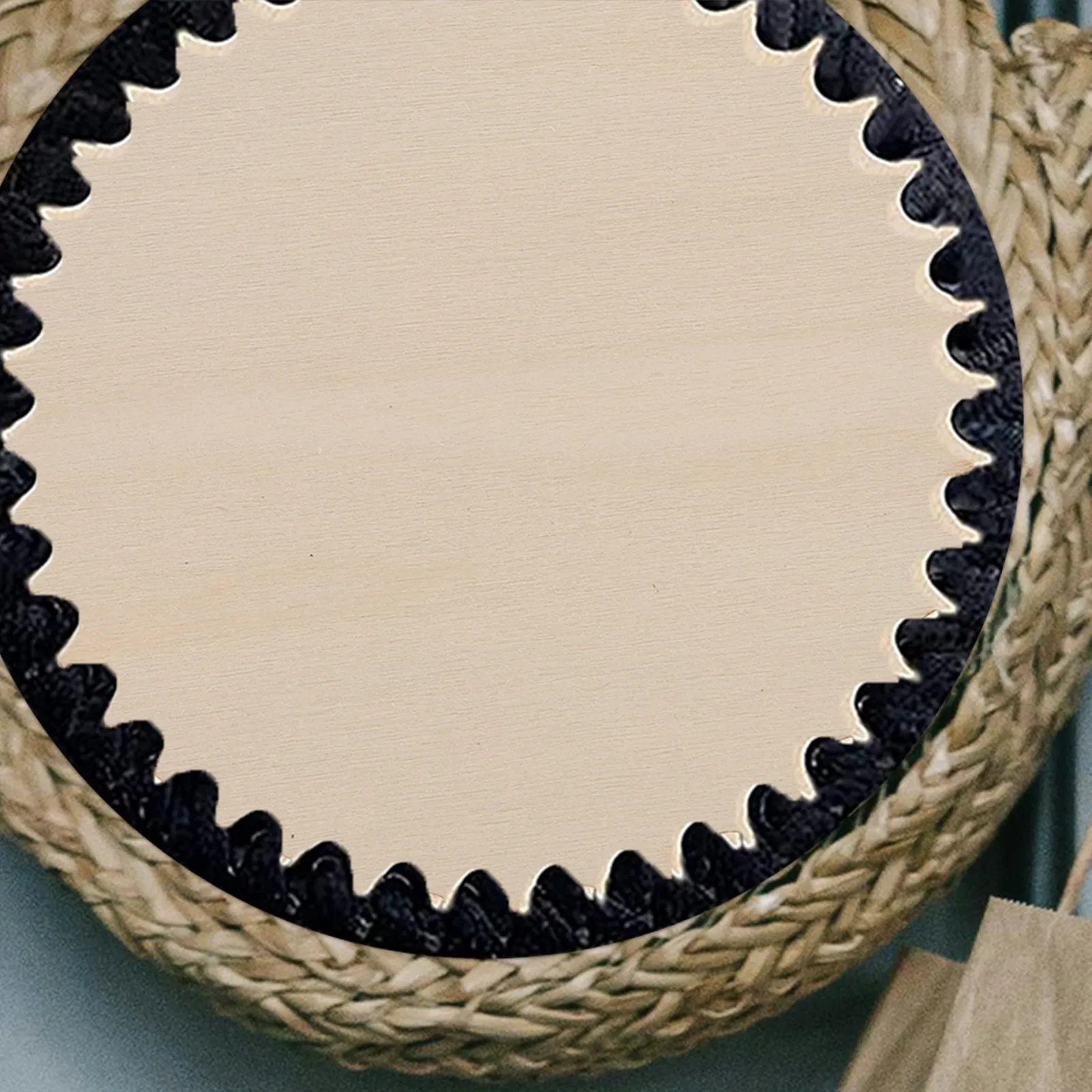 5Pcs Wood Bag Bottom Crochet Basket Base Round Shaper Pad DIY Knitting Material for Bags Wood Bag Bottom Basket Weaving Base