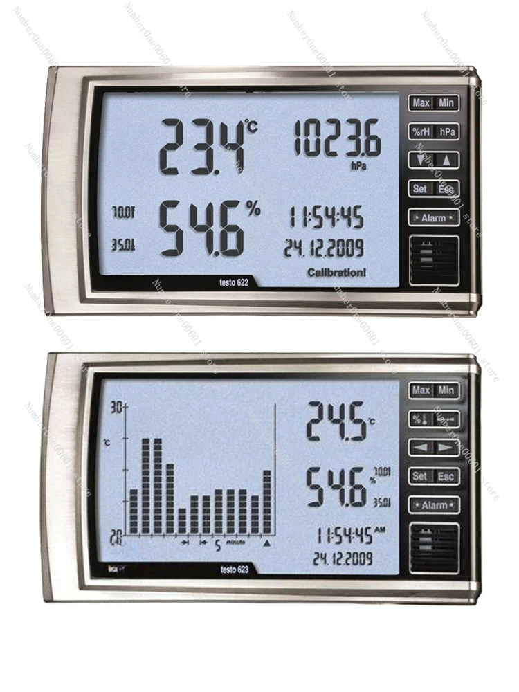 Temperature and humidity barometer, bar chart trend chart, atmospheric barometer