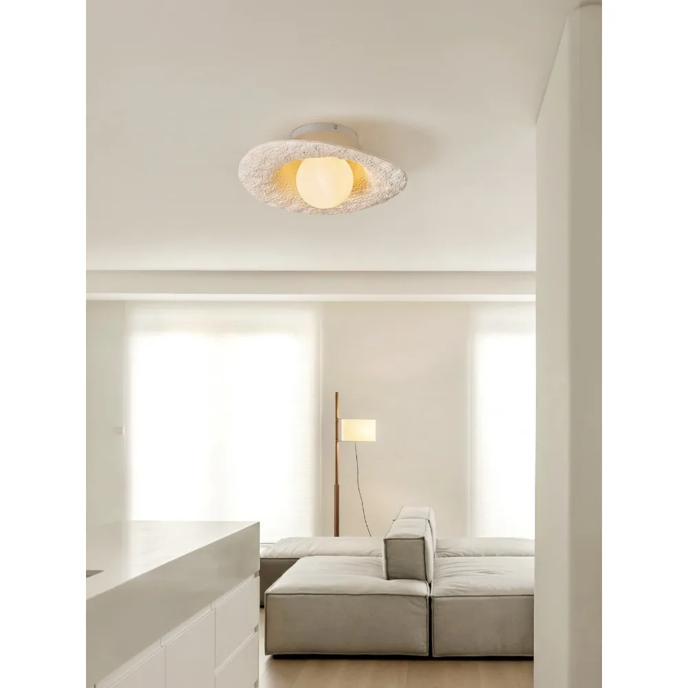 

Cream, quiet wind, Nordic simple and modern ceiling lamp, Japanese B&B, porch balcony, corridor and entrance wall.